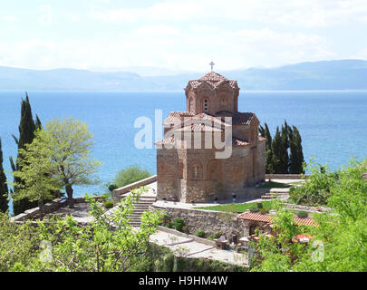 Church of St. John at Kaneo on the cliff over Lake Ohrid, Republic of Macedonia