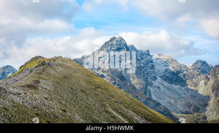 Autumn landscape of Tatras mountains Stock Photo