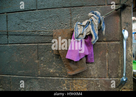 Interior of Central market, Iloilo, Panay, Philippines Stock Photo