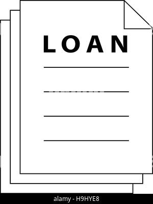 Car Loan Icon Stock Vector