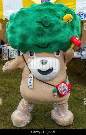 Japan celebrates the silly and adorable like no other culture.  Its obsession with the yuru-kyara mascots is a perfect example Stock Photo