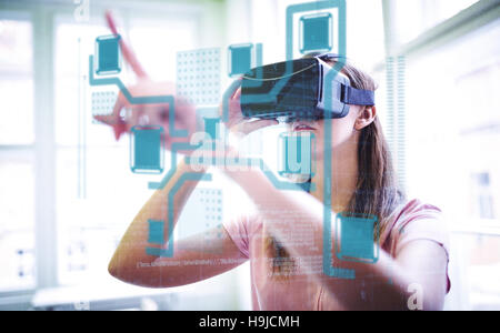 Composite image of technology interface Stock Photo