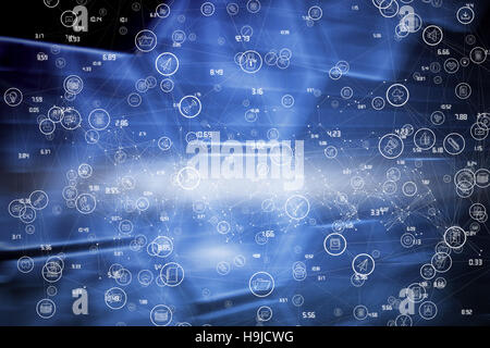 Composite image of sphere of icons Stock Photo