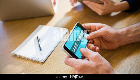 Composite image of smartphone apps icons Stock Photo