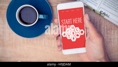 Composite image of smartphone apps icons Stock Photo