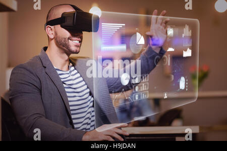 Composite image of abstract technology interface Stock Photo