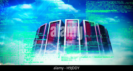 Composite image of image of data Stock Photo