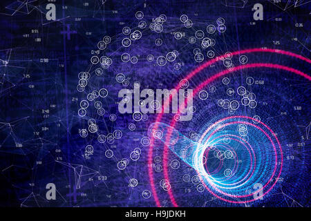 Composite image of sphere of icons Stock Photo