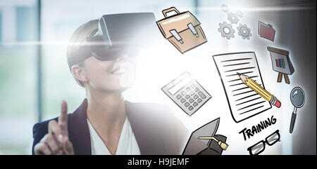 Composite image of training doodles Stock Photo