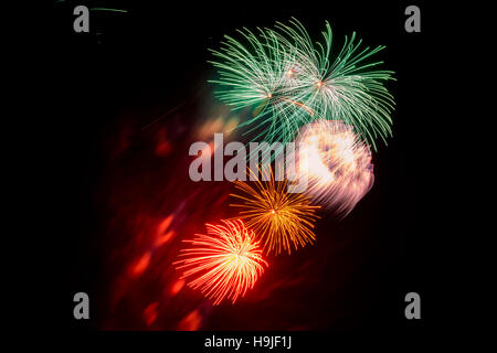 Fireworks light Stock Photo
