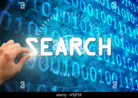 Composite image of hand presenting Stock Photo