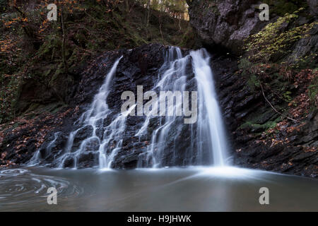 The Fairy Glen in Rosemarkie on the Black Isle in autumn. Stock Photo