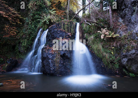 The Fairy Glen in Rosemarkie on the Black Isle in autumn. Stock Photo