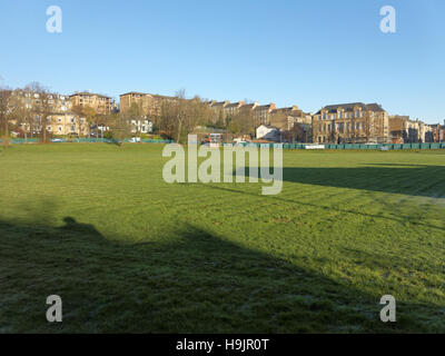 Hamilton crescent partick Glasgow site of the World's first international football match Stock Photo