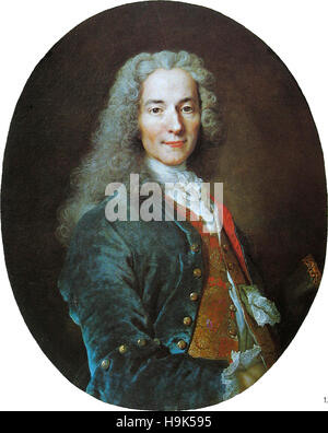 François-Marie Arouet, known as Voltaire, French philosopher Stock Photo