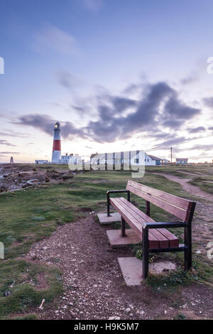 Portland Bill lighthouse in Dorset, UK. Stock Photo