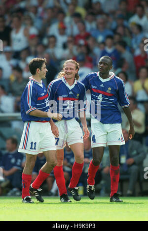 EMMANUEL PETIT FRANCE & ARSENAL FC 24 June 1998 Stock Photo