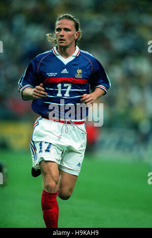 EMMANUEL PETIT FRANCE & ARSENAL FC 12 July 1998 Stock Photo