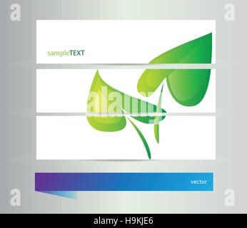 Vector set of bright banners for design Stock Vector