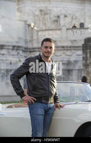 Giancarlo Fisichella attending the reopening of the Ferrari Store on Via Tomacelli in Rome, Italy, after a total makeover.  Featuring: Giancarlo Fisichella Where: Rome, Lazio, Italy When: 21 Oct 2016 Credit: IPA/WENN.com  **Only available for publication Stock Photo