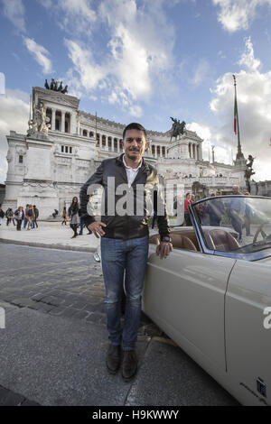 Giancarlo Fisichella attending the reopening of the Ferrari Store on Via Tomacelli in Rome, Italy, after a total makeover.  Featuring: Giancarlo Fisichella Where: Rome, Lazio, Italy When: 21 Oct 2016 Credit: IPA/WENN.com  **Only available for publication Stock Photo