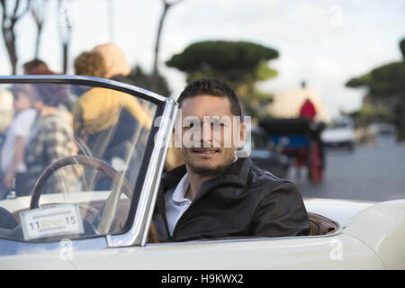 Giancarlo Fisichella attending the reopening of the Ferrari Store on Via Tomacelli in Rome, Italy, after a total makeover.  Featuring: Giancarlo Fisichella Where: Rome, Lazio, Italy When: 21 Oct 2016 Credit: IPA/WENN.com  **Only available for publication Stock Photo