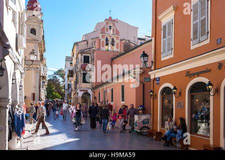 Corfu Town  on the island of Corfu, Greece Stock Photo