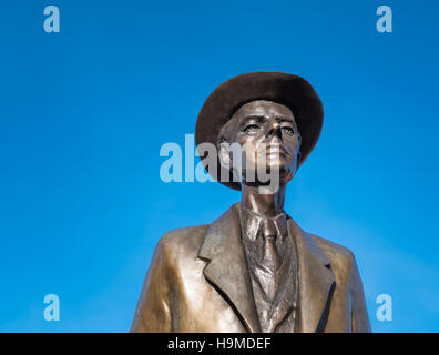 A statue of Bela Bartok (1881-1945) the Hungarian composer and pianist by sculptor Imre Varga. *EDITORIAL* Stock Photo