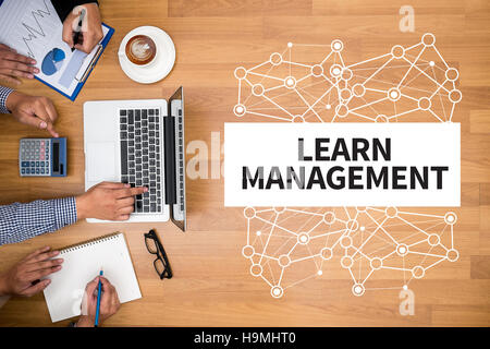 LEARN MANAGEMENT Stock Photo