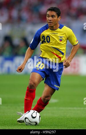 EDWIN TENORIO ECUADOR & BARCELONA GUAYAQUIL WORLD CUP GELSENKIRCHEN GERMANY 09 June 2006 Stock Photo