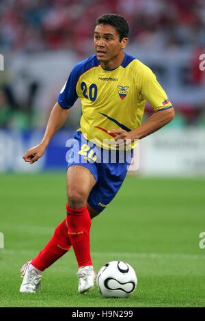 EDWIN TENORIO ECUADOR & BARCELONA GUAYAQUIL WORLD CUP GELSENKIRCHEN GERMANY 09 June 2006 Stock Photo