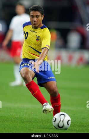 EDWIN TENORIO ECUADOR & BARCELONA GUAYAQUIL WORLD CUP GELSENKIRCHEN GERMANY 09 June 2006 Stock Photo