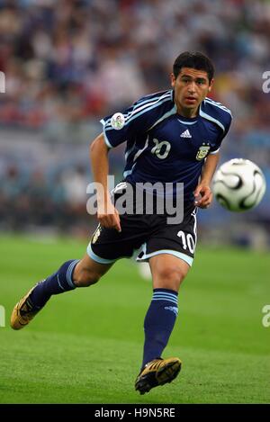 JUAN RIQUELME ARGENTINA & VILLARREAL WORLD CUP GELSENKIRCHEN GERMANY 16 June 2006 Stock Photo