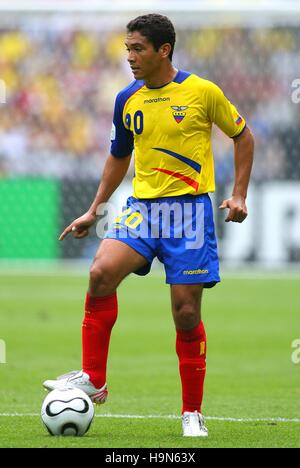 EDWIN TENORIO ECUADOR & BARCELONA WORLD CUP BERLIN GERMANY 20 June 2006 Stock Photo