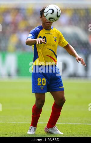 EDWIN TENORIO ECUADOR & BARCELONA WORLD CUP BERLIN GERMANY 20 June 2006 Stock Photo