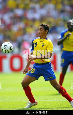 EDWIN TENORIO ECUADOR & BARCELONA WORLD CUP BERLIN GERMANY 20 June 2006 Stock Photo