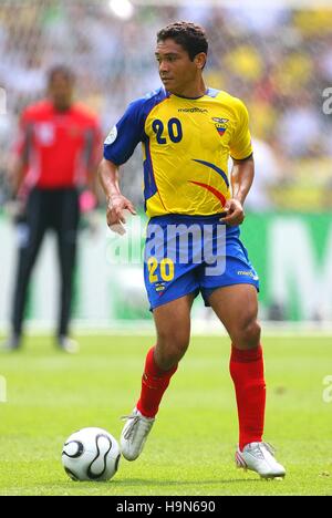 EDWIN TENORIO ECUADOR & BARCELONA WORLD CUP BERLIN GERMANY 20 June 2006 Stock Photo