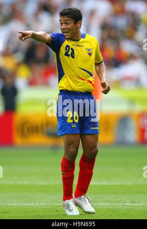 EDWIN TENORIO ECUADOR & BARCELONA WORLD CUP BERLIN GERMANY 20 June 2006 Stock Photo