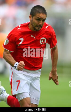 RICARDO CABANAS SWITZERLAND & COLOGNE WORLD CUP DORTMUND GERMANY 19 June 2006 Stock Photo