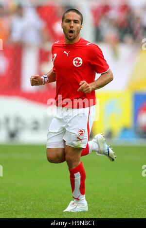 RICARDO CABANAS SWITZERLAND & COLOGNE WORLD CUP DORTMUND GERMANY 19 June 2006 Stock Photo