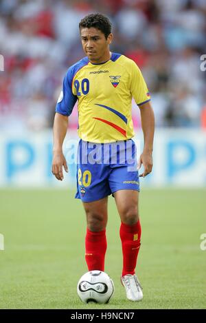 EDWIN TENORIO ECUADOR & BARCELONA WORLD CUP STUTTGART GERMANY 25 June 2006 Stock Photo