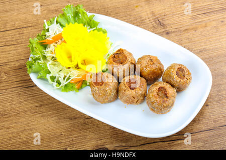 Asian style - delicous crab roll with spices Stock Photo