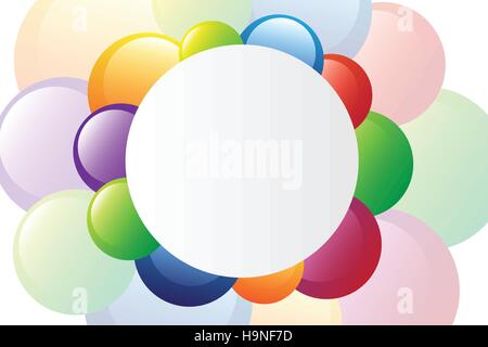 Abstract background with bright vector design elements Stock Vector