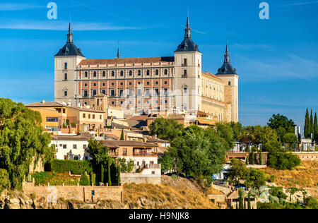 The Alcazar of Toledo, UNESCO heritage site in Spain Stock Photo
