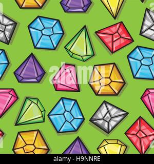 Vector seamless pattern of diamonds Stock Vector