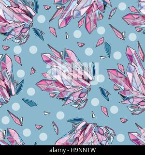 Vector seamless background of diamonds Stock Vector