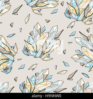 Vector seamless background of diamonds Stock Vector