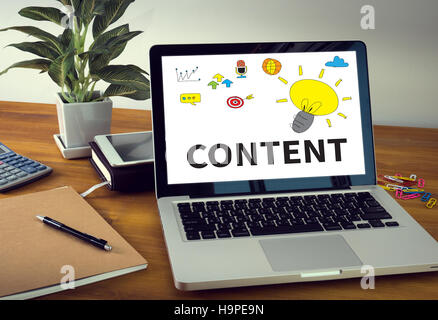CONTENT Stock Photo