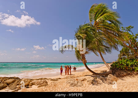Dover Beach, St. Lawrence Gap, South Coast, Barbados, Caribbean. Stock Photo