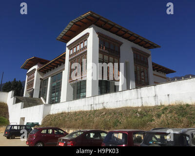 BHUTAN  National Textile Museum in the capital Thimphu. Photo Tony Gale Stock Photo